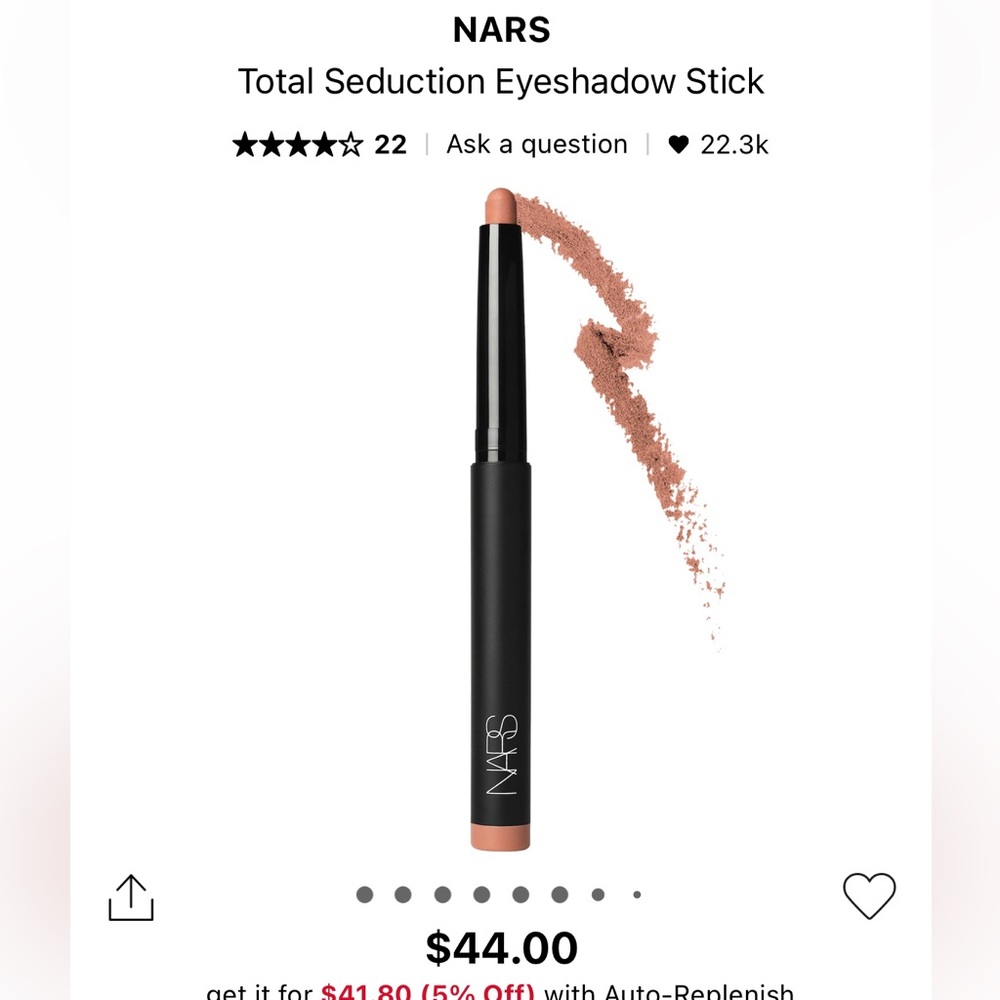 Brand new NARS Total Seduction Eyeshadow Stick in adults only